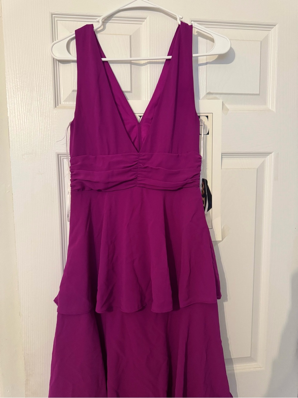 Women’s Lulu’s Deep V-Tiered Dress PURPLE